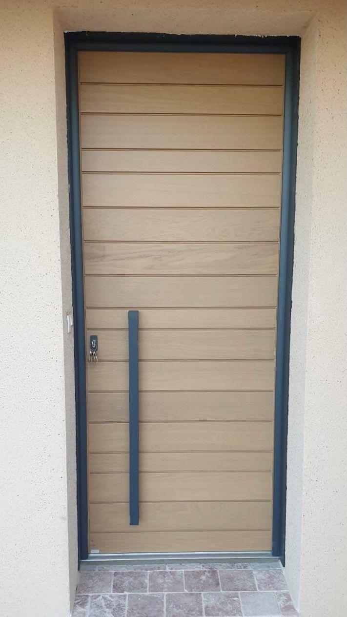 porte-entrée-bois-contemporaine